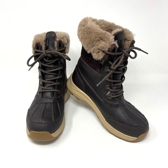 UGG® Adirondack III Waterproof Bootie Shearling Size 6 Snow Rain Weatherproof - Picture 2 of 15